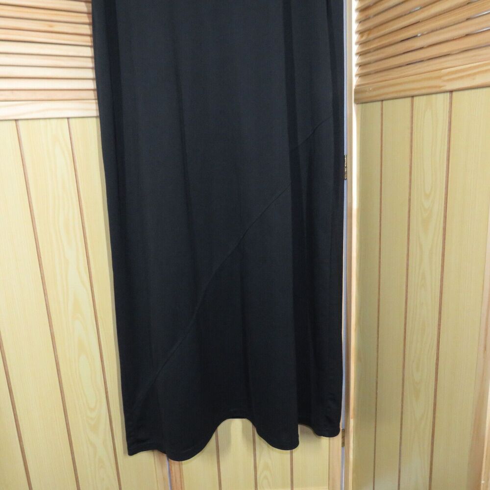 Maggie McNaughton Vintage Black Sleeveless Maxi Dress Plus Size 1X - Picture 2 of 6